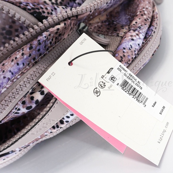 Kipling Seoul XL Backpack Laptop Travel Polyester KI0947 Gleeful Dots Multi main image 5